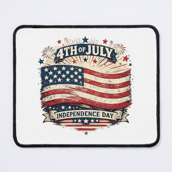 Item preview, Patriotic 4th of July USA Flag Vintage Independence Day designed and sold by muhammadkhafidh.
