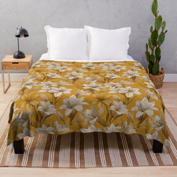 Item preview, Petaled Amaryllis Print - Hawaiian Flower Pattern   - Valentine Gifts For women designed and sold by RoyalStarsPatts.