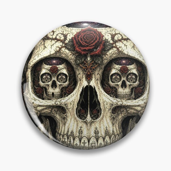 Item preview, Fractal Skull designed and sold by Cerafus.