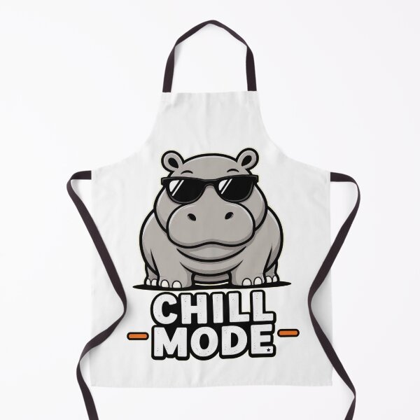 Item preview, Chill Mode Hippopotamus Shirt Funny Hippo Sunglasses Relaxed Vibes Tee designed and sold by PINK FREE.
