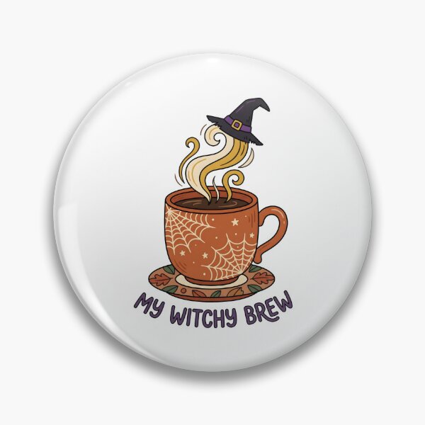 Item preview, My Witchy Brew – Cute Halloween Coffee Cup Aesthetic. designed and sold by MyHappyArtShop.