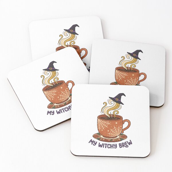 Item preview, My Witchy Brew – Cute Halloween Coffee Cup Aesthetic. designed and sold by MyHappyArtShop.