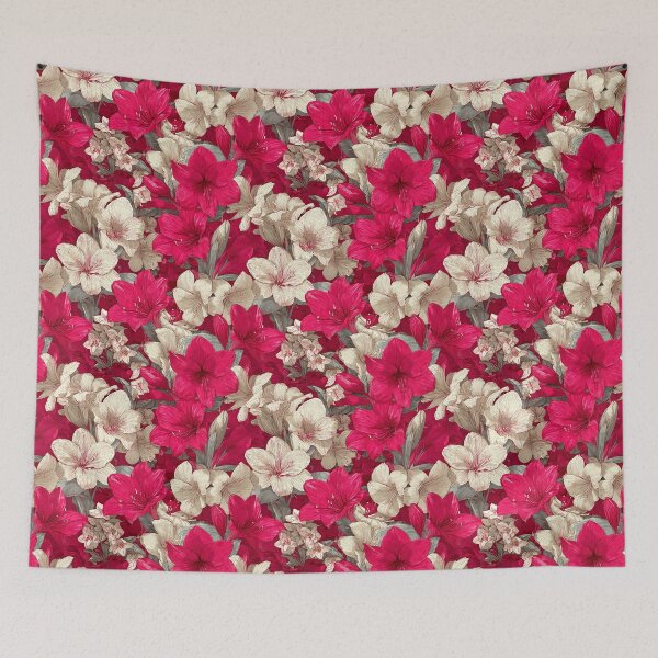 Item preview, Cute Amaryllis  - Retro Flower Floral   - Valentines Gifts designed and sold by RoyalStarsPatts.