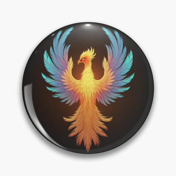 Item preview, Tiny phoenix made of glowing feathers designed and sold by kidoramagic.