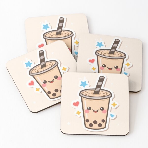 Item preview, Drink More Boba Kawaii Sticker designed and sold by Stylestickers55.