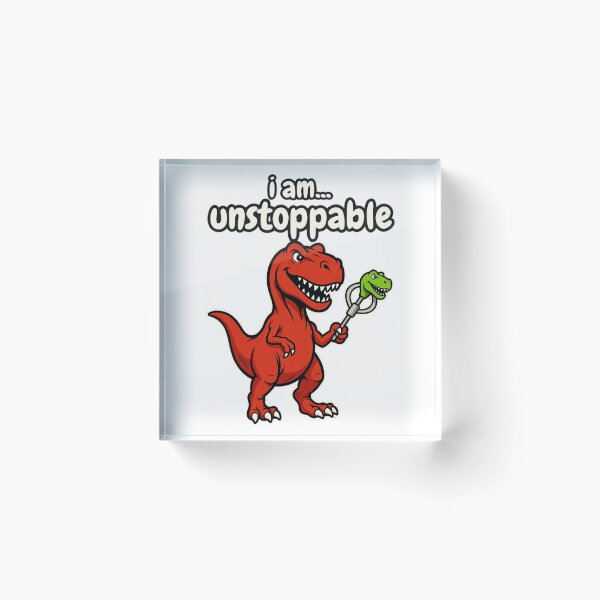 Item preview, Unstoppable Red T-Rex Grabber Comic Art designed and sold by Nano-Threads.