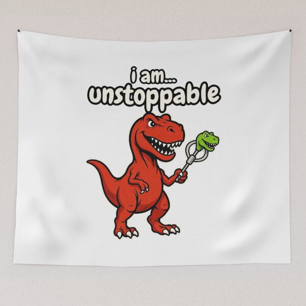 Item preview, Unstoppable Red T-Rex Grabber Comic Art designed and sold by Nano-Threads.
