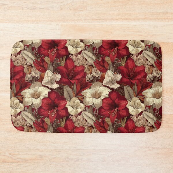 Item preview, Lush Amaryllis Texture  - Birthday Flower Pattern   - Wedding Anniversary Gifts designed and sold by RoyalStarsPatts.