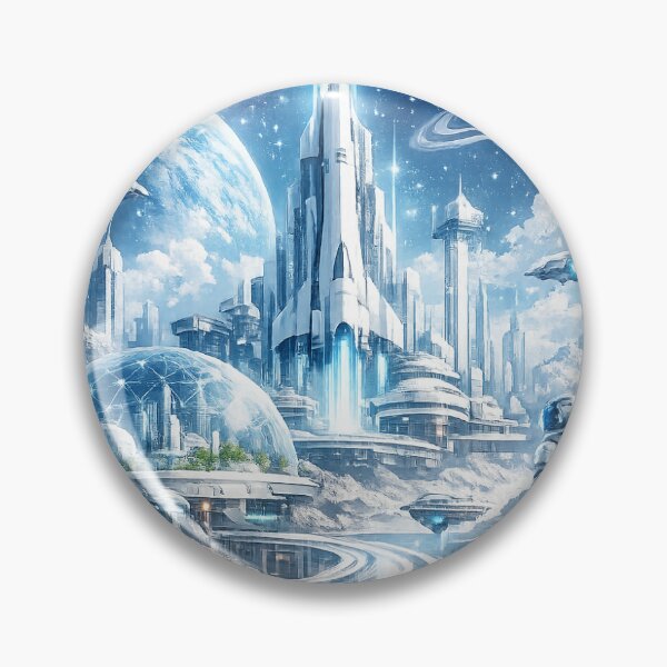 Item preview, Cosmic Sci‑Fi Explorer City designed and sold by Pixolon.