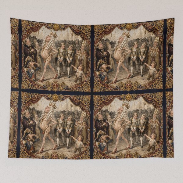 Item preview, The Procession of Hypocrites - When Truth Is Five Years Old | Political Masterpiece designed and sold by Natalia-Vlad.