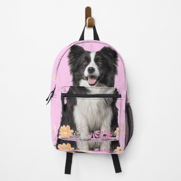 Item preview, Cute Border Collie in Wildflower Garden designed and sold by A touch of creativity.