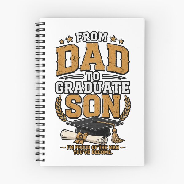 Item preview, From Dad to Graduate Son Shirt I'm Proud of the Man You've Become Graduation Gift designed and sold by PINK FREE.