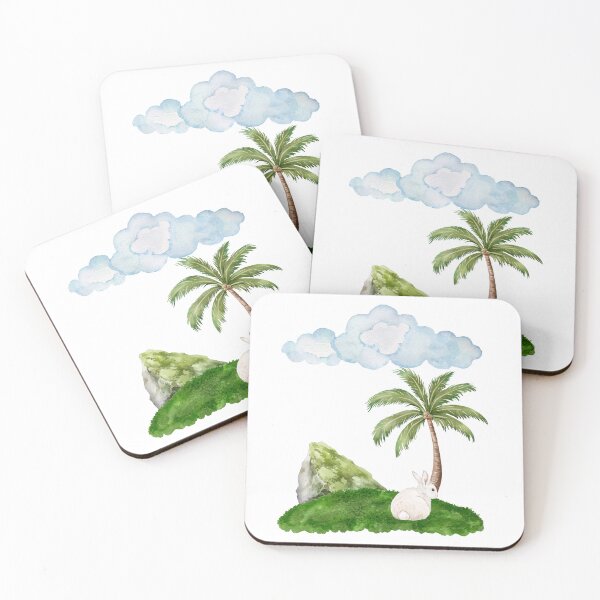 Item preview, Tropical Bunny Island Dream designed and sold by ZibariLehat.