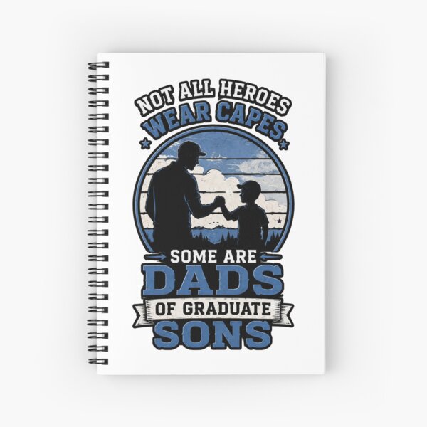 Item preview, Not All Heroes Wear Capes Some Are Dads of Graduate Sons Graduation Shirt designed and sold by PINK FREE.