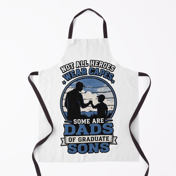 Item preview, Not All Heroes Wear Capes Some Are Dads of Graduate Sons Graduation Shirt designed and sold by PINK FREE.