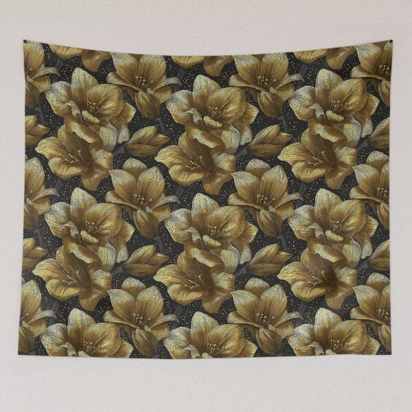 Item preview, Minimalistic Amaryllis Print  - Flower Bouquet Pattern   - Bridesmaid Gifts designed and sold by RoyalStarsPatts.