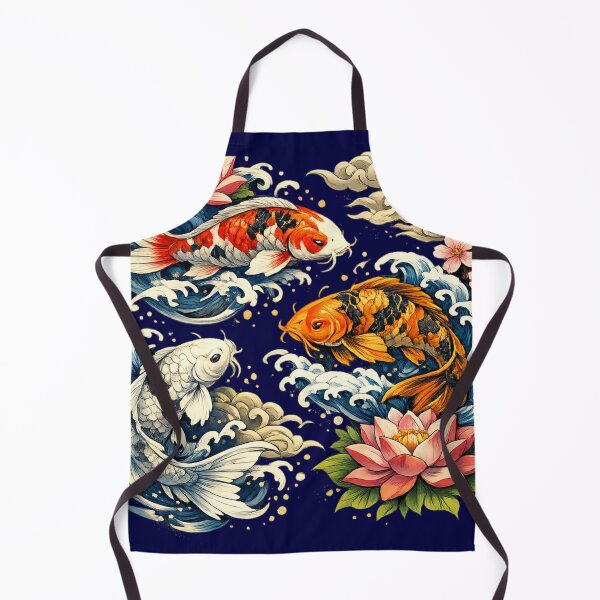Item preview, Japanese Koi Fish and Lotus Art designed and sold by 0606PM.