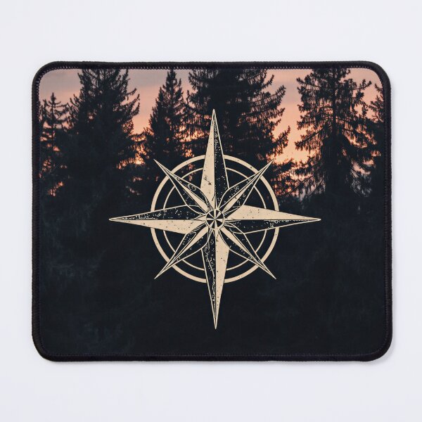 Item preview, Compass Rose Forest Sunset Adventure designed and sold by Evergreen Horizon Works.
