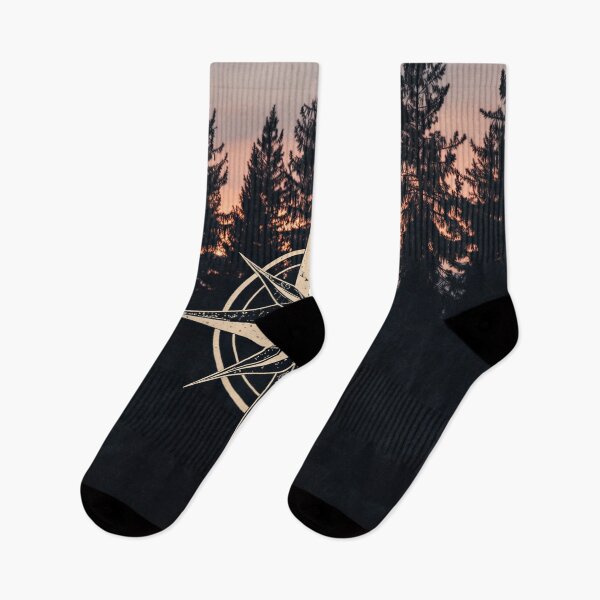 Item preview, Compass Rose Forest Sunset Adventure designed and sold by Evergreen Horizon Works.
