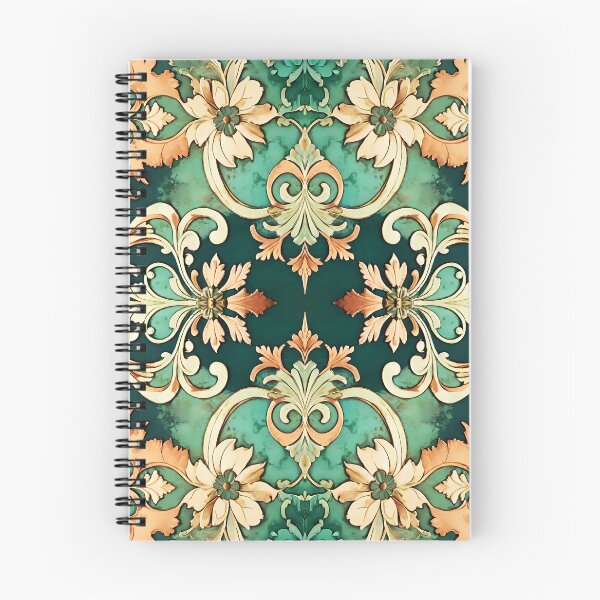 Item preview, Acanthus Scroll Damask Copper Patina designed and sold by Tammy Winand Arts.