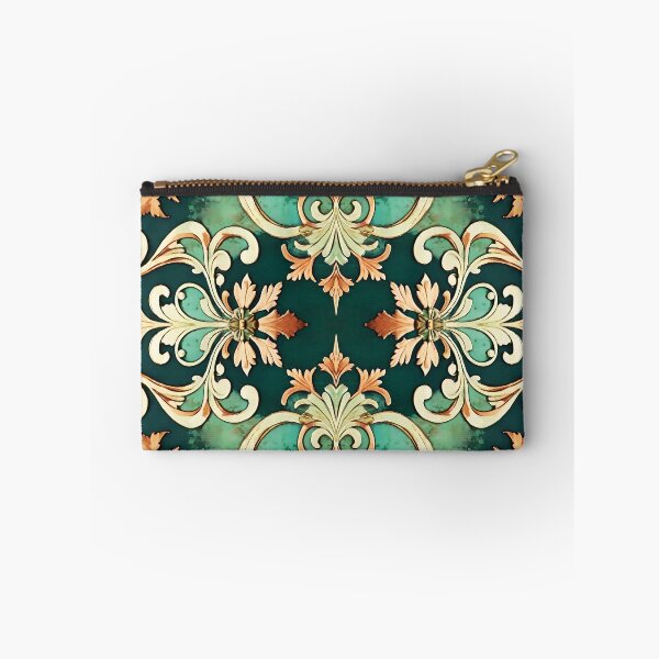 Item preview, Acanthus Scroll Damask Copper Patina designed and sold by Tammy Winand Arts.