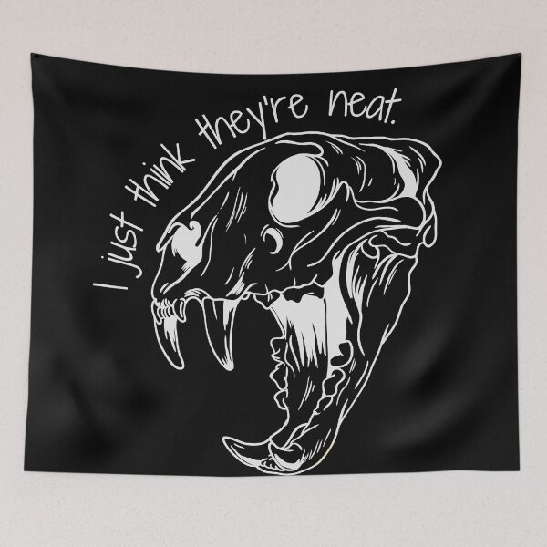 Item preview, I Just Think They’re Neat Skull Design designed and sold by Vileprint.
