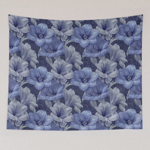 Item preview, Edgy Amaryllis Flower  - Botanical Garden Pattern   - Anniversary Gifts designed and sold by RoyalStarsPatts.