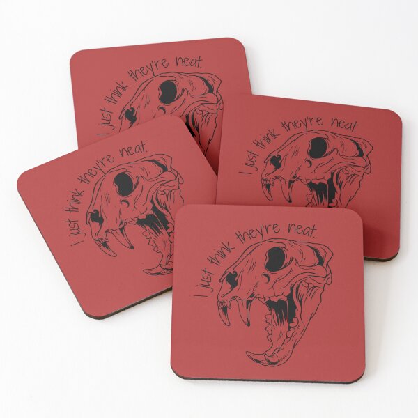 Item preview, I Just Think They’re Neat Skull Design designed and sold by Vileprint.