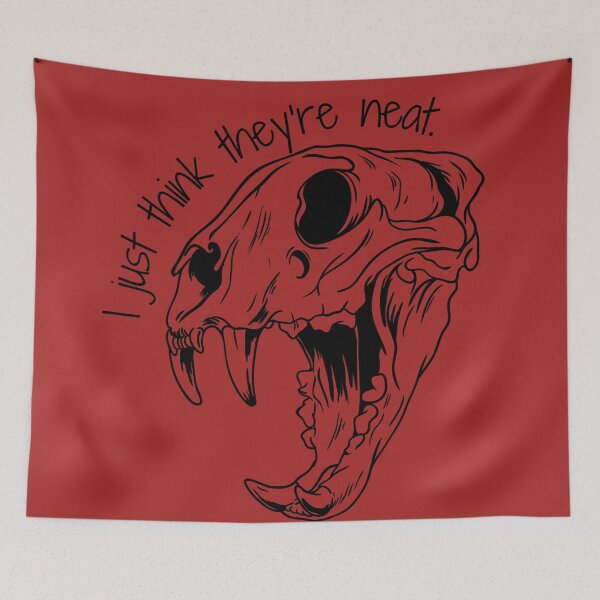 Item preview, I Just Think They’re Neat Skull Design designed and sold by Vileprint.