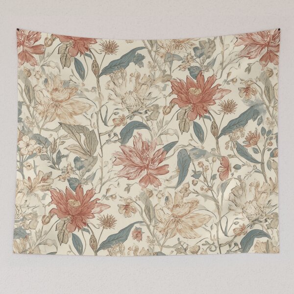 Item preview, Vintage Botanical Garden Floral Pattern  designed and sold by Rixben.