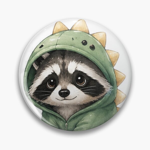 Item preview, Cute Raccoon Dinosaur designed and sold by Northline Creative.