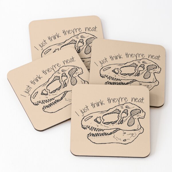 Item preview, I Just Think They’re Neat TRex Skull Design designed and sold by Vileprint.