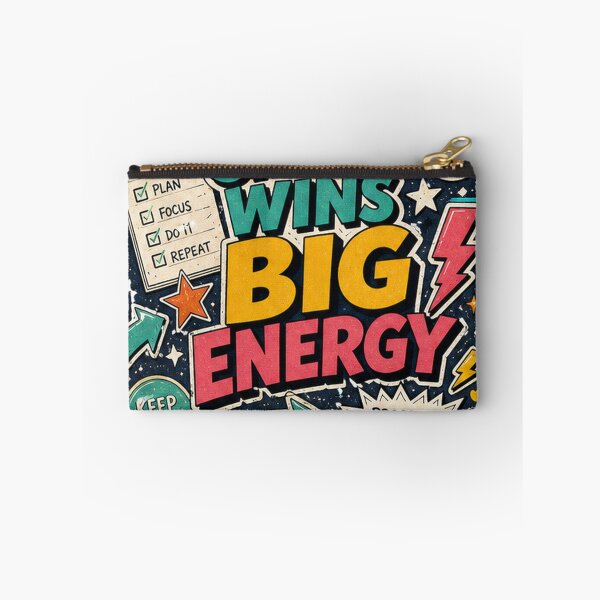 Item preview, Small Wins Big Energy Productivity Sticker designed and sold by houseoflushella.