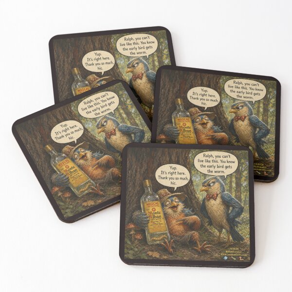 Item preview, The Early Bird Gets the Worm (Mezcal Edition) designed and sold by Rick London Gifts.