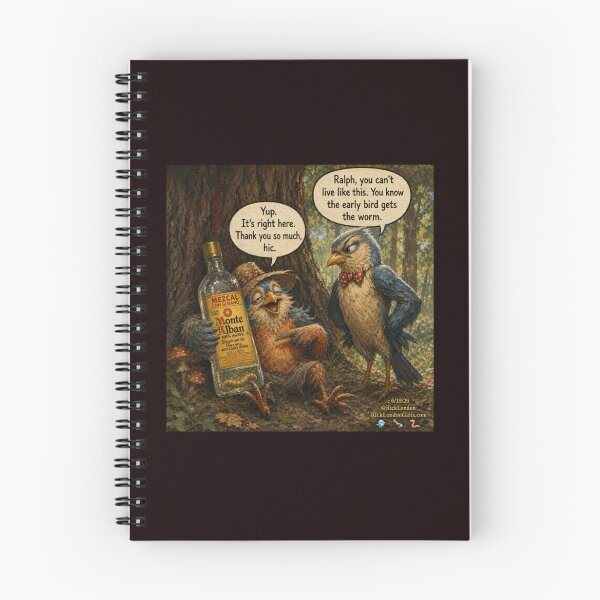 Item preview, The Early Bird Gets the Worm (Mezcal Edition) designed and sold by Rick London Gifts.