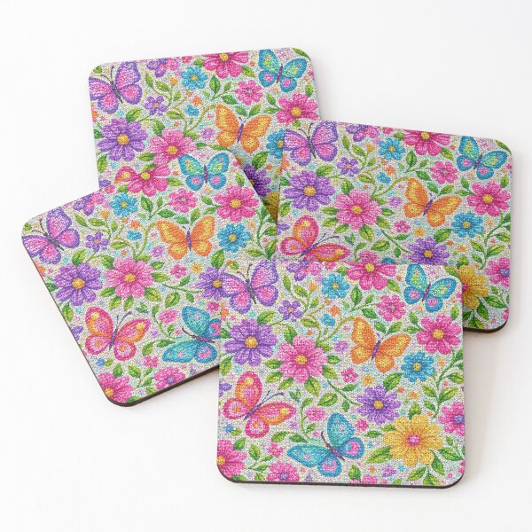 Item preview, Flowers and butterflies designed and sold by Roxburylane.
