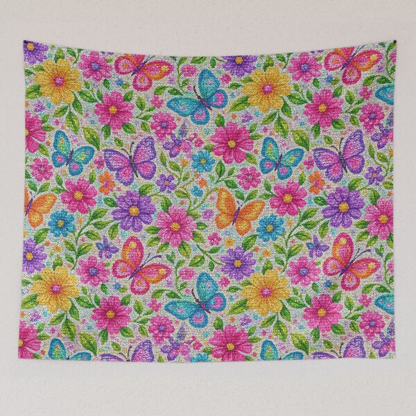 Item preview, Flowers and butterflies  designed and sold by Roxburylane.