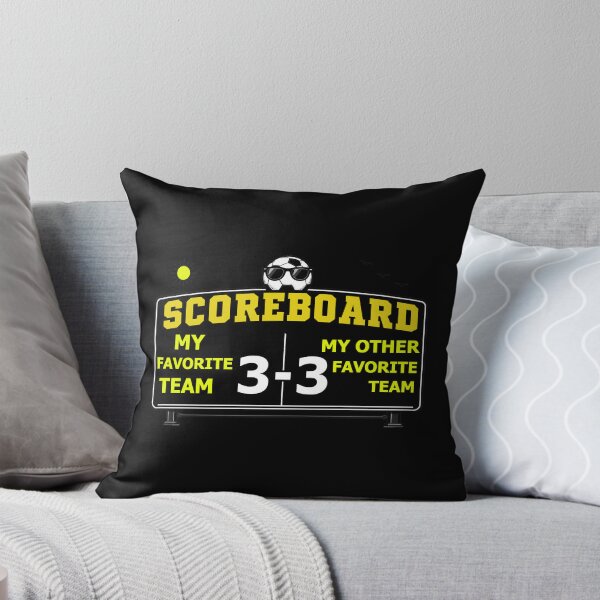 Item preview, Soccer Scoreboard Humor for the Indecisive Soccer Fan - Yellow designed and sold by Beachy.