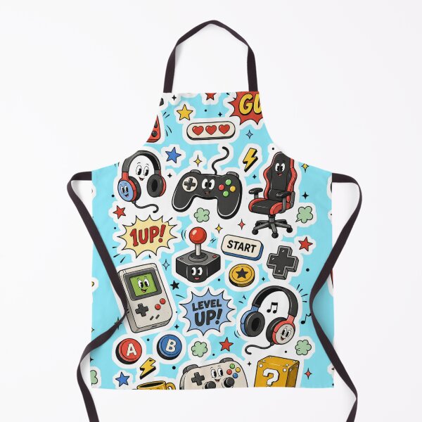 Item preview, Cute Gamer Sticker Collection Design | Retro Gaming Controller Kawaii Video Game Art designed and sold by TheStephanieRome.