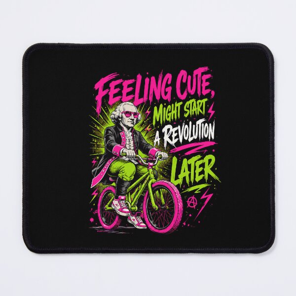 Item preview, Feeling Cute Might Start A Revolution Later George Washington Funny Political Meme Historical Humor Graphic designed and sold by All1style.
