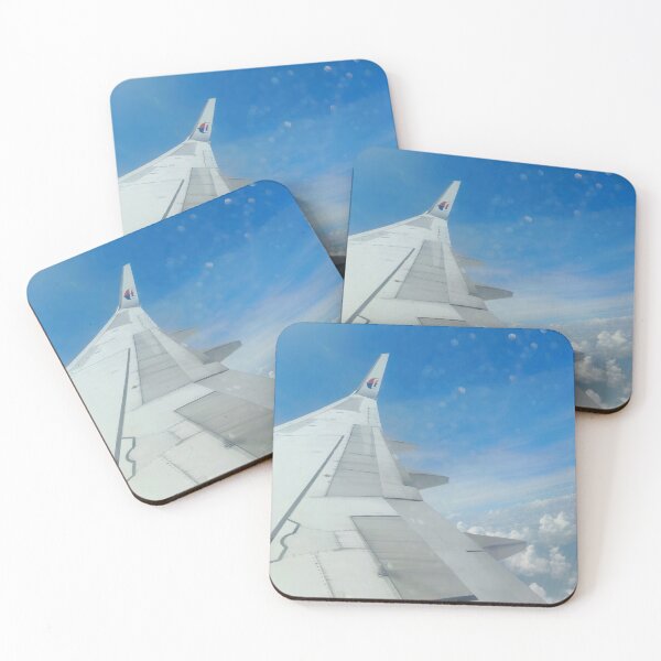 Item preview, Aesthetic Airplane Window View Blue Sky Wanderlust Photo Sticker designed and sold by shaznil.