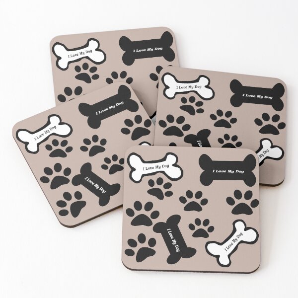 Item preview, I Love My Dog designed and sold by CarolM.