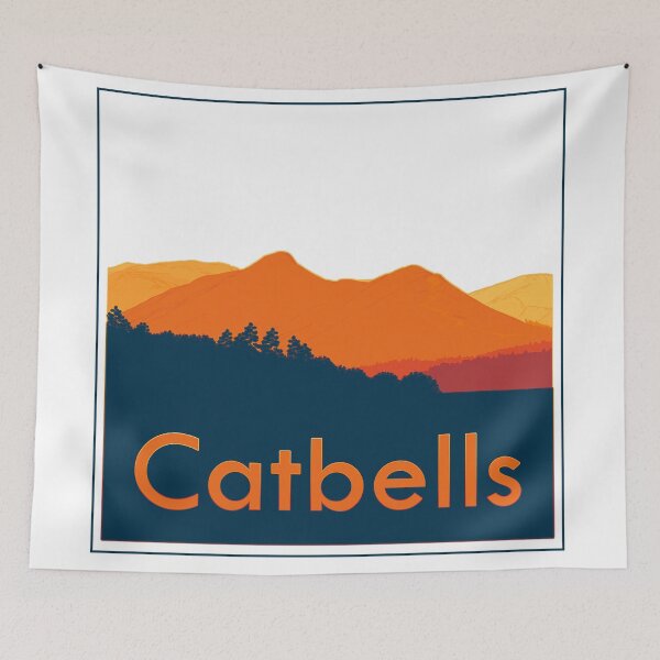 Item preview, Stylised view of Catbells (v1) designed and sold by LazloWoodbine.