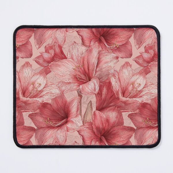 Item preview, Ornamental Amaryllis Print - Birth Flower Pattern - Anniversary Gifts For Husband designed and sold by RoyalStarsPatts.