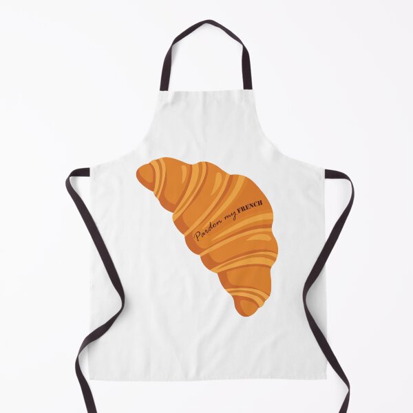 Item preview, Pardon My French Croissant Food Pun designed and sold by BetweenForms.