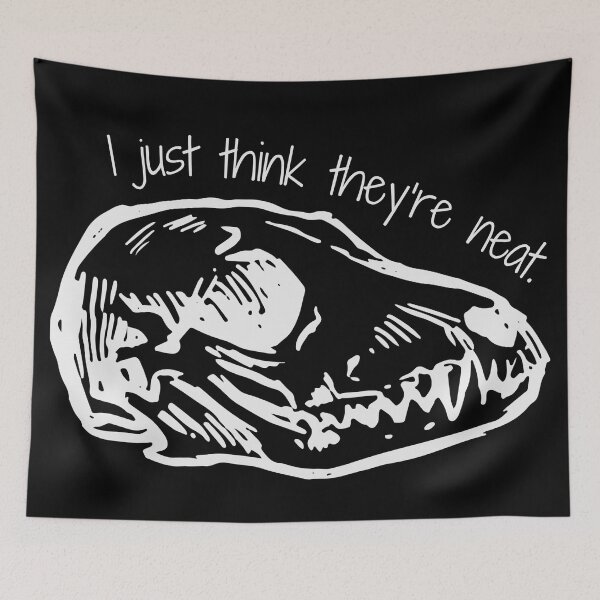Item preview, I Just Think They’re Neat Skull Design designed and sold by Vileprint.