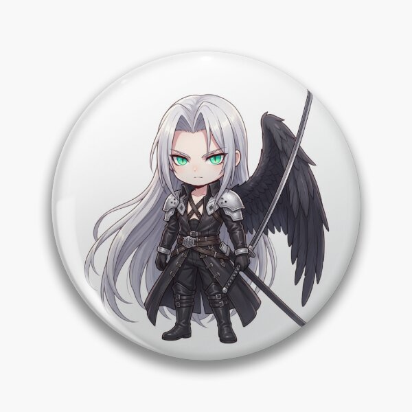 Item preview, Chibi Sephiroth designed and sold by Solace Sparkles.