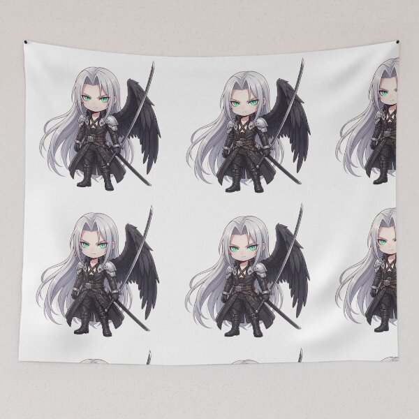 Item preview, Chibi Sephiroth designed and sold by Solace Sparkles.