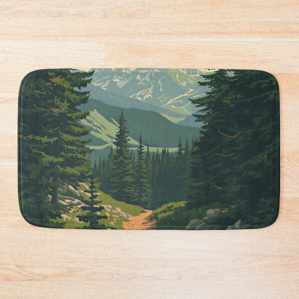 Item preview, Forest Trail Through Mountain Wilderness designed and sold by Evergreen Horizon Works.