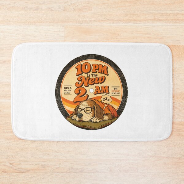 Item preview, 10PM Is The New 2AM Funny Retro Dog designed and sold by Mr Lee.